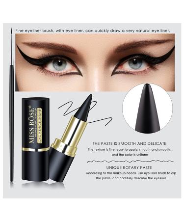 KYDA 2 Pcs Waterproof Longlasting Gel Eyeliner Set with Brush - Black - Buy Online on GoSupps.com