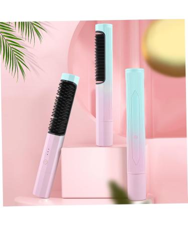 Portable Cordless Hair Straightener Brush - 3 Temp Settings Auto-Off Anti-Scald - International Shipping Available - Buy Online on GoSupps.com