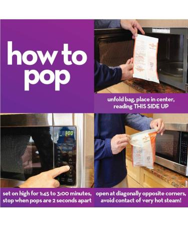 JOLLY TIME Natural Mini Microwave Popcorn - 30 Bags (3 Pack) | Healthy Snack - Buy Online on GoSupps.com