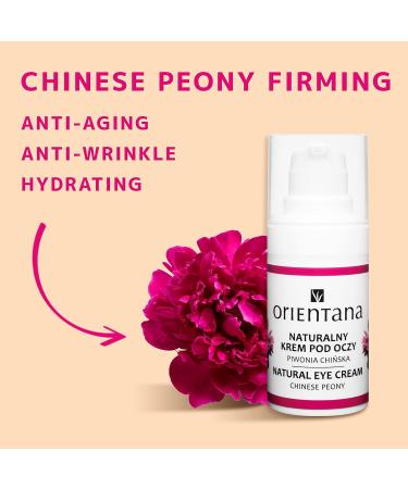 Orientana Vegan Natural Eye Cream | Palken Extract Vitamin C & Caffeine | Anti-Aging Organic Formula for Dark Circles & Puffiness | Eye Care for Women - 15ml - Buy Online on GoSupps.com