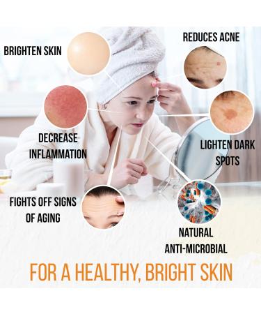 All-Natural Turmeric Soap Bar for Face & Body - Reduces Acne Brightens Scars - 4 oz Made in USA - 2 Pack - Buy Online on GoSupps.com