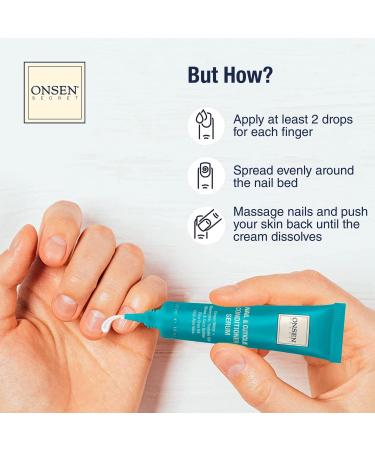 Onsen Secret - Traitement pour ongles endommag s - Soin naturel des ongles & r paration de cuticules - R sultats visibles pour des ongles parfaits - Cr me apr s-cuticules 30 ml et huile de reboot pour - Buy Online on GoSupps.com