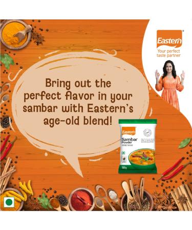 Eastern Sambar Powder 100g/3.5oz - 100% Natural Blend - Buy Online on GoSupps.com