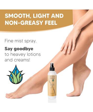 Hydrating Body Lotion Spray with Hyaluronic Acid & Aloe Vera | Moisturize Soften & Nourish Skin International Shipping Available - Buy Online on GoSupps.com