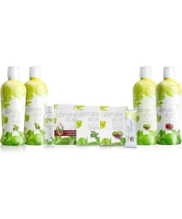 Market America Ultimate Aloe Strawberry Kiwi (16 Servings) - Digestive Health, Immunity, Nutrient Absorption & Healing Support - Buy Online on GoSupps.com