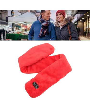 Buy Intelligent Heating Scarf with USB Massage - Adjustable Temperature Neck Heating Pillow for Men & Women (Red) | International Shipping Available - Buy Online on GoSupps.com