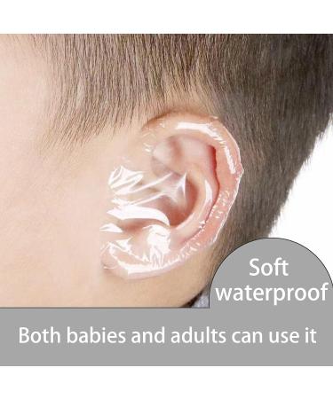 Waterproof Silicone Shower Ear Covers - 50pcs | Baby Ear Protector Stickers for Swimming & Bathing - Buy Online on GoSupps.com