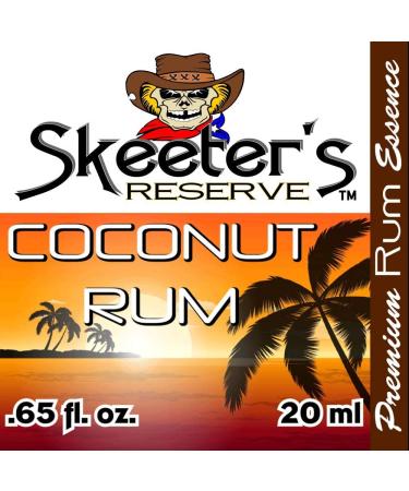 Skeeter's Reserve Coconut Rum Premium Essence - 20ml Bottle - Flavor Concentrate for Mixers & Recipes - Official Reloads for Outlaw Kit - American Oak Barrel - Buy Online on GoSupps.com