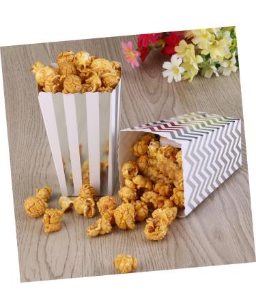 Zerodeko 50pcs Boxes Wedding Favors Dots Party Favor Box Cardboard Material Vintage Paper Straws Holiday Party Candy Cartons Cardboard Popcorn European and American Container Decorate - Buy Online on GoSupps.com