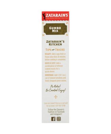 Zatarain's Gumbo Rice Mix 7 oz - Authentic New Orleans Flavor - Buy Online on GoSupps.com