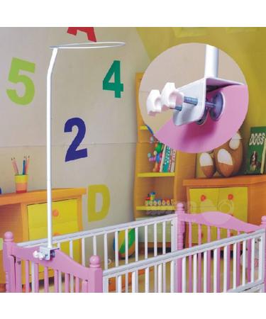 Adjustable Mosquito Net Stand Holder for Baby Crib - Clip-On Bracket - Buy Online on GoSupps.com