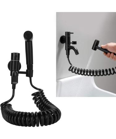 Shop Bidet Accessories: G1/2 Handheld Black Alloy Toilet Sprayer - High Pressure Bathroom Upgrade - Buy Online on GoSupps.com