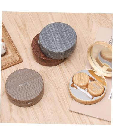 Solustrie Contact Lens Container Set - Vintage Eye Care Case with Mirror | International Shipping Available - Buy Online on GoSupps.com