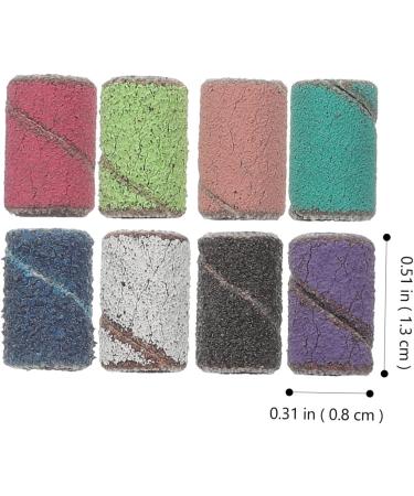 minkissy 1 Box Nail Polish Drill Nail Grinding Bits Sanding Ring Bands Nail File Sanding Bands Sanding Rings Nail Grinding Bands Mandrel Bit for Nails Sand Circle Frosted Grinding Wheel - Buy Online on GoSupps.com