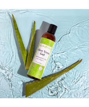 Sky Organics Aloe Vera Gel 8 fl oz - 100% Pure & Natural Moisturizer - Buy Online on GoSupps.com