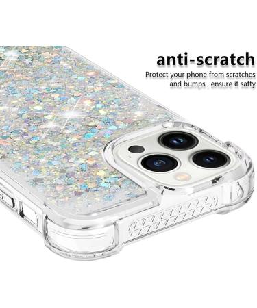 Tivenfezk Nadoli Glitter Quicksand Shell for iPhone 15 Pro Max | Shockproof Silicone TPU Bumper Case | Transparent Liquid Protection - Buy Online on GoSupps.com