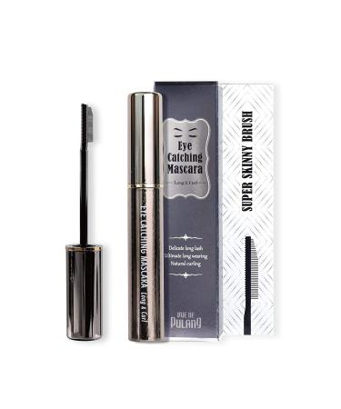 Korean Makeup Comb Mascara Eye-Catching Carbon Black for Volume and Length   Create Thick  Dark Dramatic Natural Eyelash Makeup with Our Root-to-Tip Brush   Waterproof  Nourishes and Strengthens Lashes with Panthenol and...