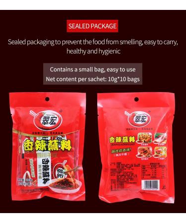 100g Chinese Szechuan Chili Dipping Powder - HotPot & BBQ Seasoning from Sichuan, China - Buy Online on GoSupps.com