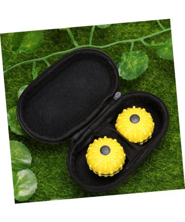 Magiclulu Massage Balls - Pressure Relief & Decompression Toys | Outdoor Transport 7.36x3.56cm Yellow - Buy Online on GoSupps.com