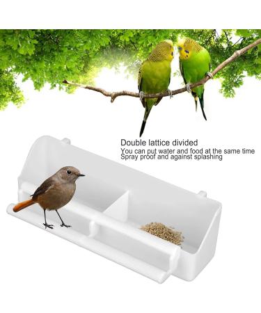 Herchr 4 Piece Bird Cage Set | Water Dispenser Food Feeder & Bowl for Parakeets Pigeons & Nymphs - International Shipping Available - Buy Online on GoSupps.com