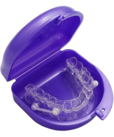 2 x Mouthguard Box for Ortho Retainers & Sports Dentures - Purple & Green - Buy Online on GoSupps.com