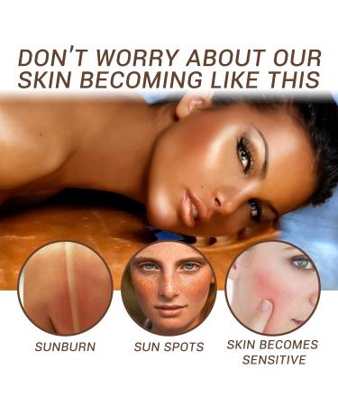 Black Skin Care Cream Summer Beach Self-Tanning Bronze Moisturizing Firming Skin Tanning Cream - Buy Online on GoSupps.com