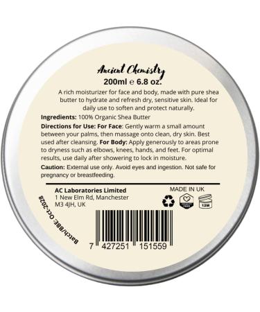 Organic Shea Butter Moisturizer - 100% Pure & Natural - Deep Moisturizing Body Butter for Dry Skin Stretch Marks Hair Care & Anti-Aging - Buy Online on GoSupps.com