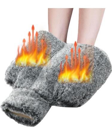 2 in 1 Flannel Hot Water Bottle for Feet - Electric-Free Heating Pad for Winter Warmth - Buy Online on GoSupps.com