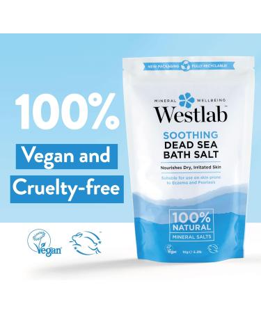 Westlab Pure Mineral Dead Sea Salt 1kg - Unscented | Pack of 1 - Buy Online on GoSupps.com