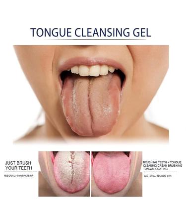 Oral Hygiene Brush & Tongue Cleansing Set with Probiotic Gel - Mint - Maintain Oral Health - Buy Online on GoSupps.com