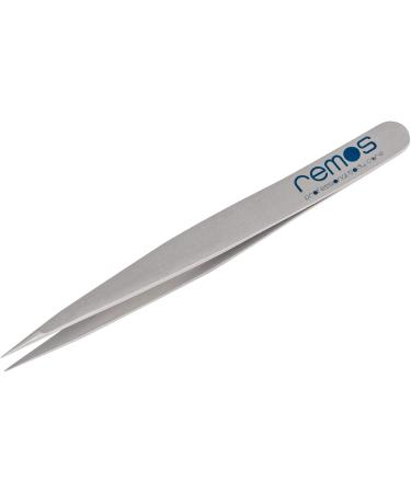 REMOS splinter tweezers - stainless steel INOX rustproof 9.5 cm - fine tip satin - Buy Online on GoSupps.com