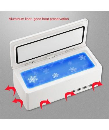 Portable Insulin Cooler Box 2-18 Constant Temperature Mini Medicine Refrigerator Insulin Cooler Travel Box With Alarm System Used For No Battery - Buy Online on GoSupps.com