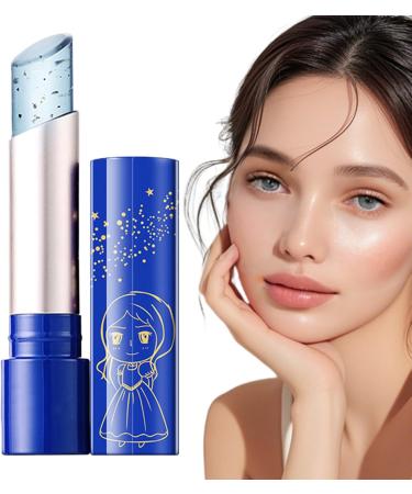 Generisch Temperature-changing lipstick Jelly Blue Moisture Balm moisturizing smooth lip color soft and color-changing makeup pencil long-lasting glossy beauty product - Buy Online on GoSupps.com