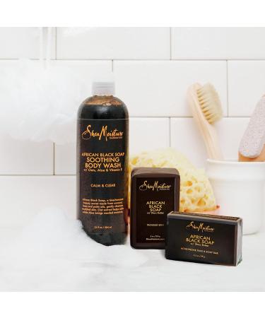 Buy SheaMoisture Soothing Body Wash for Acne Treatment | Paraben Free African Black Soap 13 Fl Oz - International Shipping Available - Buy Online on GoSupps.com