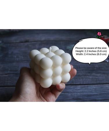 Bubble Candle Value Set - Premium Natural Wax Aromatherapy Gift for Her | Home Fragrance Decorative Candle Set in Beige (Vanilla) & Pink (Rose - Buy Online on GoSupps.com