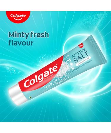 Colgate Active Salt Toothpaste Daily Germ Protection Combo Pack of 800g (Buy 3 Get 1 Free) with Salt and Mint Healthy Gums & Teeth Tooth Paste That Fights Germs & Provides Fresh Breath - Buy Online on GoSupps.com