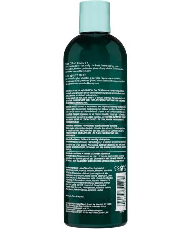 HASK Revitalizing Conditioner with Tea Tree Oil - Color-Safe All Hair Types Animal Test-Free - 355ml Bottle - Buy Online on GoSupps.com