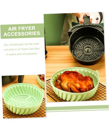 Zerodeko Round Pan Air Fryer Baking Pans Airfryer Oven Roasting Pan Round Baking Pan Small Tools Bakeware - Buy Online on GoSupps.com