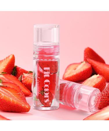 Clouparto Lip Oil 3-Pack Peach Moisturizes Soothes and Prevents Chapped Lips Avocadoand Strawberry Flavors Lip Mask Cruelty-Free Lip Moisturizer - Buy Online on GoSupps.com