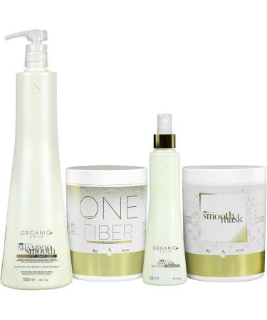 Organic Gold Professional Hair Mask Duo In-Fusion 300g - Deep Nourishing and Repairing Care - Anti-Frizz Shine and Flexibility - Dry Damaged or Treated Hair - Buy Online on GoSupps.com