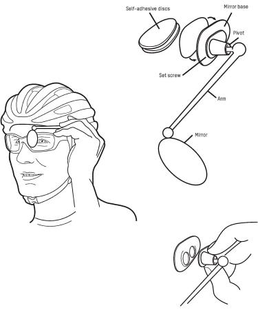 Blackburn Helmet Mirror - Safe and Stylish Cycling Accessory - Buy Online on GoSupps.com