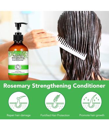 Rosemary Strengthening Conditioner for Dry, Thin, and Damaged Hair - 300ml - Buy Online on GoSupps.com