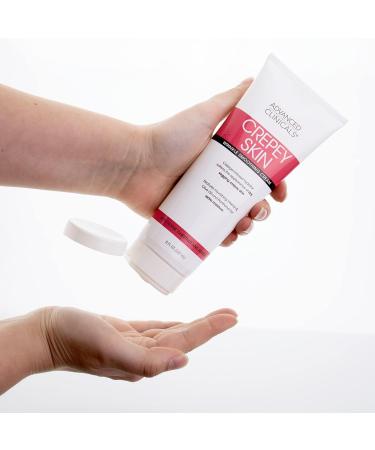 Advanced Clinicals Crepey Skin Care Treatment | Anti-Aging Body Lotion & Collagen Cream | Fragrance-Free Moisturizer with Vitamin E & Arnica | 8 Fl Oz - Buy Online on GoSupps.com