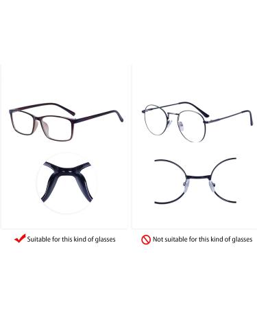 JoXiGo 20 Pairs Soft Silicone Glasses Nose Pads - Non-Slip Self-Adhesive for Sunglasses (2.5mm) - Clear - International Shipping Available - Buy Online on GoSupps.com