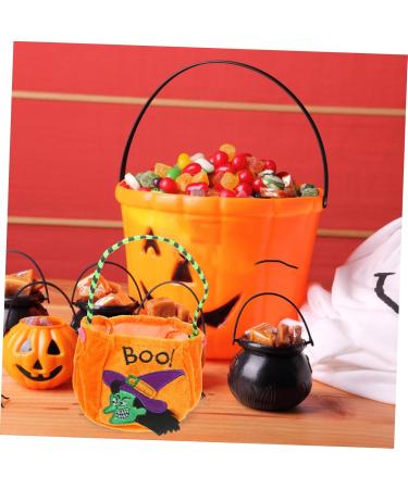Zerodeko Halloween Bag The Decor Halloween Candy Bags Pouch Child Portable Candy Bowl 22x10x10CM Orange - Buy Online on GoSupps.com