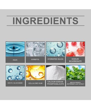  Zasdvn Toothpaste For Sensitive Teeth - 100g Stain Removal Refresher Toothpaste Gum Care | For Home Travel Wedding Meeting Business Event Social Holiday - Buy Online on GoSupps.com