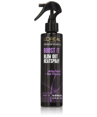 L'Or al Paris Advanced Hairstyle BOOST IT Blow Out Heatspray  5.7 fl. oz.