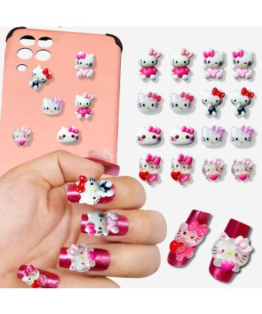 32pcs Cartoon Nail Charms - 3D Metal Decorations for Nail Art, Scrapbooking, and DIY Crafts - Buy Online on GoSupps.com