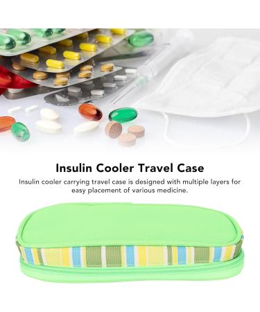 Insulin Cooler Travel Case Multi Layer Lightweight Insulin Cooler Travel Carrying Cooling Bag for Indoor Outdoor Portable Zipper Design Cooler Bag for Insulin Pens - Buy Online on GoSupps.com