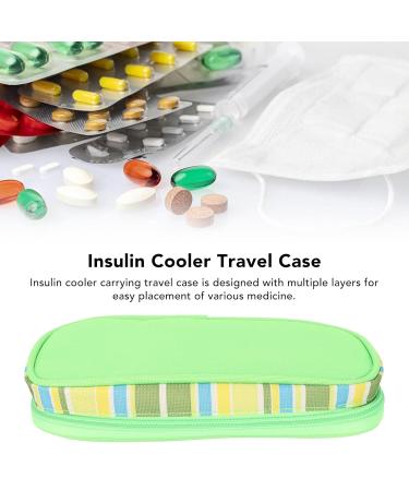 Insulin Cooler Travel Case - Lightweight & Portable Diabetic Cooling Bag in Green - Buy Online on GoSupps.com